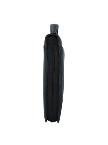 D&N Easy Business Schreibmappe I Leder 34 cm in schwarz