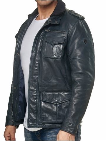 Tazzio Lederjacke "19706" - in Navy