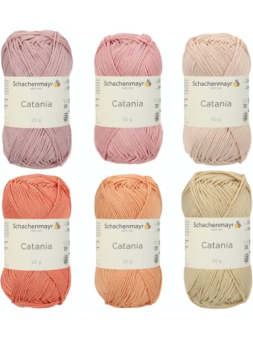 Schachenmayr since 1822 Handstrickgarne Catania, Set in Rosa Beige Mix