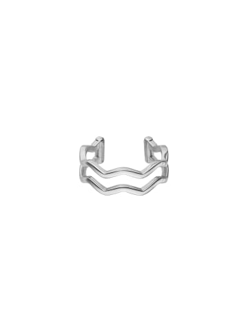 PURELEI Ring Waves Silber