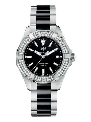 Tag Heuer Damenuhr Silber, Modell: Aquaracer Lady WAY131E.BA0913