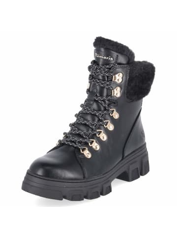 Tamaris Schnürstiefel in schwarz