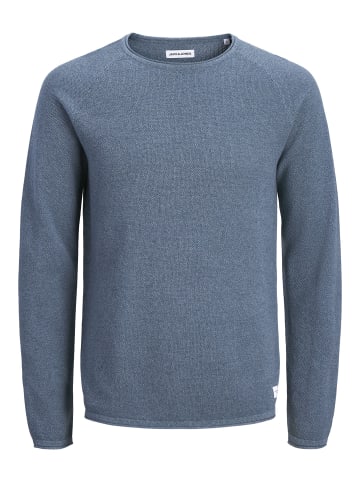 JACK & JONES PLUS Strickpullover in Blue Mirage