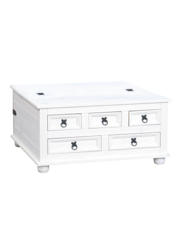 ebuy24 Couchtisch New Mexico Braun 92 x 92 cm