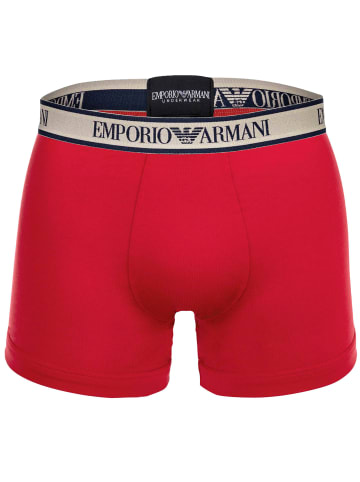 Emporio Armani Boxershort 3er Pack in Marine/Rot/Nude