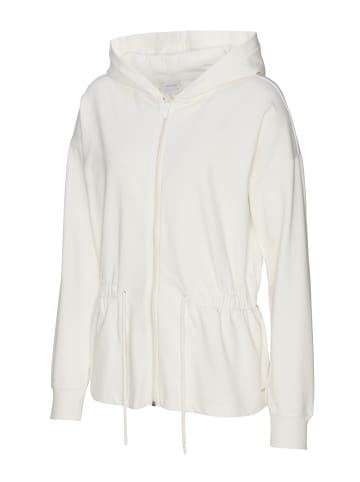 LASCANA Sweatjacke in ecru