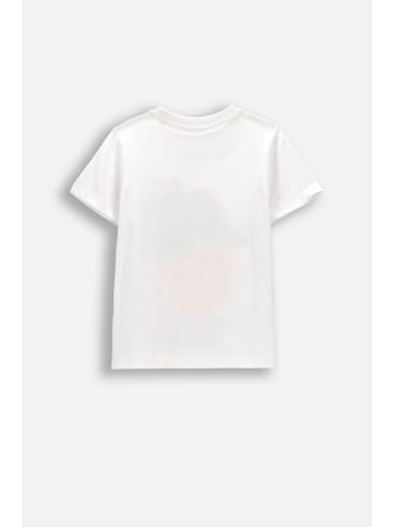 Coccodrillo T-Shirt mit kurzen Ärmeln in weiß