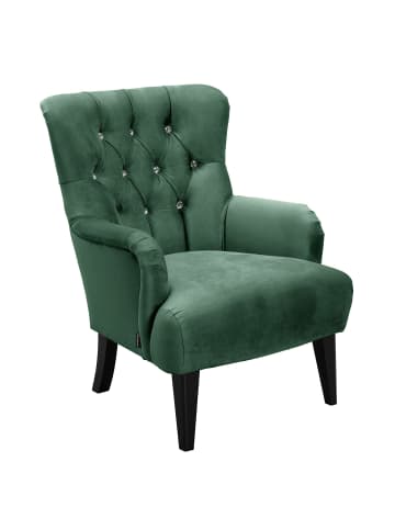 58 aufm Kessel SESSEL Kayley Samtvelours grün