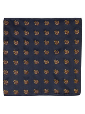 Finshley & Harding London Krawatte und Einstecktuch in marine - 0001