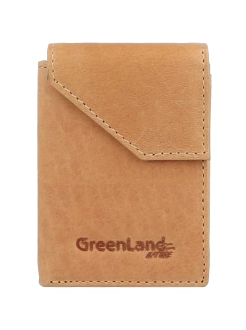 Greenland Nature Geldbörse RFID Leder 7 cm in nature