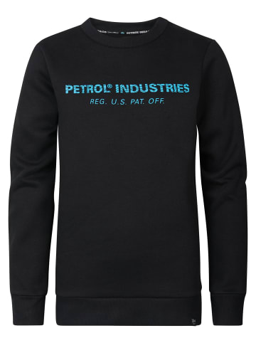 Petrol Industries Sweater mit Logo DeKalb in Schwarz