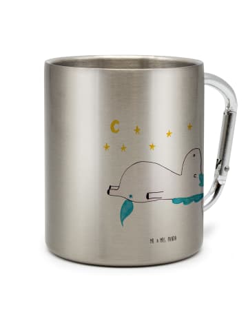 Mr. & Mrs. Panda thermotasse Einhorn Sternenhimmel ohne Spruch in Silber