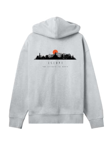 F4NT4STIC Hoodie Escape Discover the World Asian Town in grau meliert