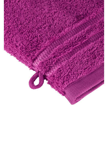 Schiesser Waschhandschuh-Set Milano 5-teilig in Fuchsia