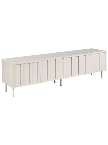 Beliani TV-Schrank CLUNES in Beige - (W) 180 x (H) 50 x (L) 40 cm