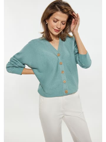 usha WHITE LABEL Damen Cardigan in AQUA