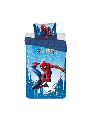Spiderman Kuschelige Bettwäsche Baumwolle, 140x200 cm & 50x70 cm in Mehrfarbig