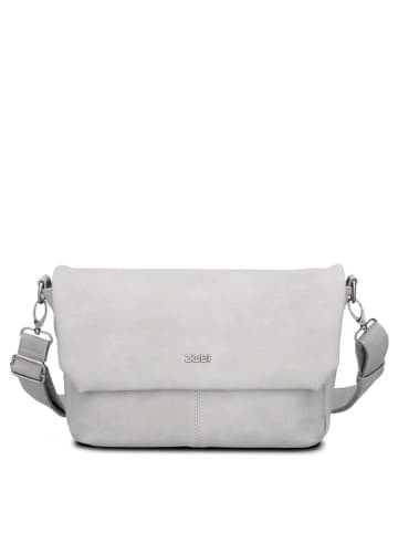 Zwei Mademoiselle M60 - Umhängetasche 33 cm (cord-mocca) in nubuk-ice