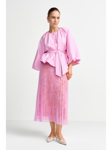 Rich & Royal Plissee Rock aus Tüll in Soft Orchid