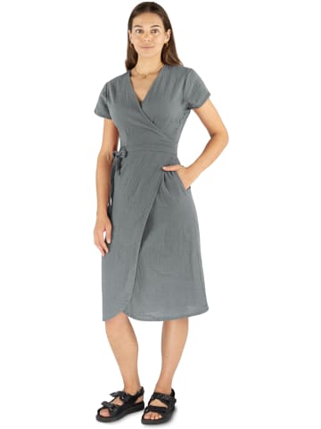 Janice Musselin Kleid Chadies in Hellgrau
