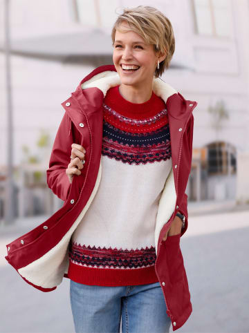Sieh an! Regenjacke in kirsche