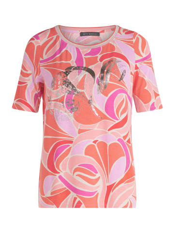 Betty Barclay Printshirt mit Schmucksteinen in Red/Rosè