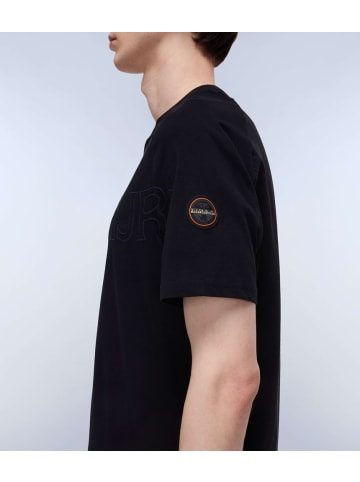 Napapijri T-Shirt "S-Ambra Ss" in Schwarz