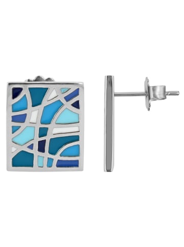 Adeliás Damen Ohrringe – Ohrstecker aus Edelstahl in silber