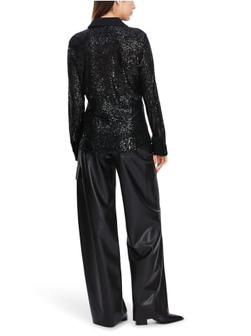 MARC CAIN Bluse in schwarz