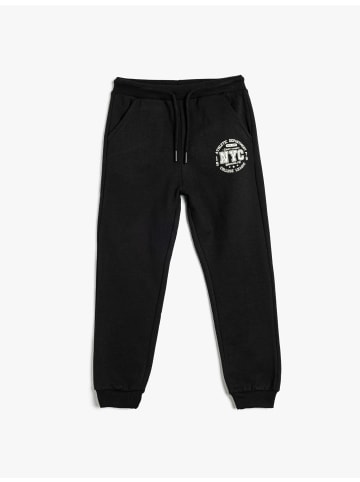 KOTON Sweathose in Schwarz