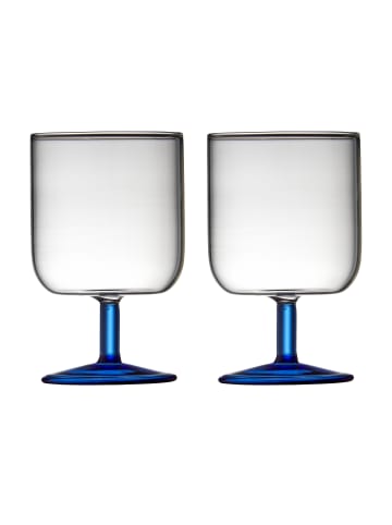 Lyngby Glas Weinglas Torino in Klar/Blau