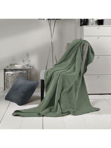 Erwin Müller Baumwolle Wohndecke in grün