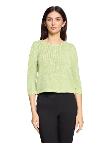 Betty Barclay Strickpullover mit 3/4 Arm in Foam Green