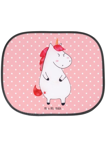 Mr. & Mrs. Panda Sonnenblende Einhorn Wut ohne Spruch in Rot Pastell