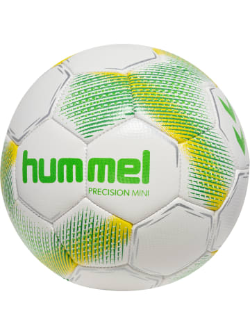 Hummel Fußball Hmlprecision Mini in WHITE/DARK GREEN/YELLOW