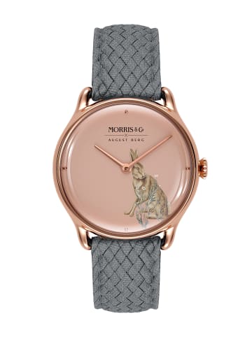 August Berg Morris & Co. Primrose Forest Hare N°2 in rosegold primrose