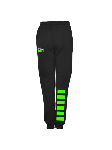 Roberto Geissini DG Jogginghose Schwarz Grün