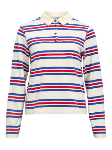 Object Langarm-Poloshirt in Dark Blue