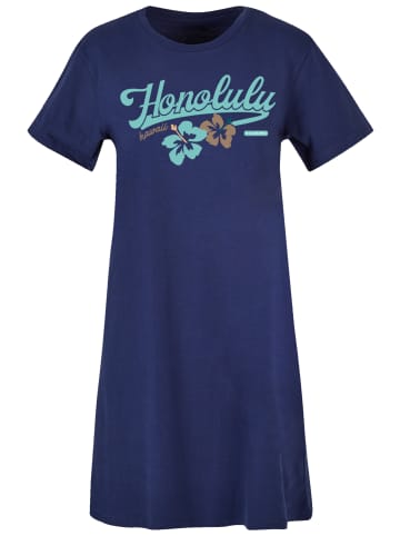 F4NT4STIC T-Shirt Dress Honolulu in lightnavy
