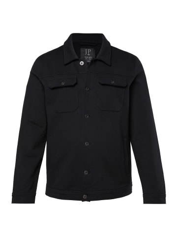 JP1880 Sweatjacke in schwarz