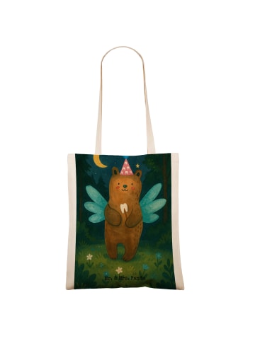 Mr. & Mrs. Panda Jutebeutel Bär Zahnfee Design ohne Spruch in Weiß