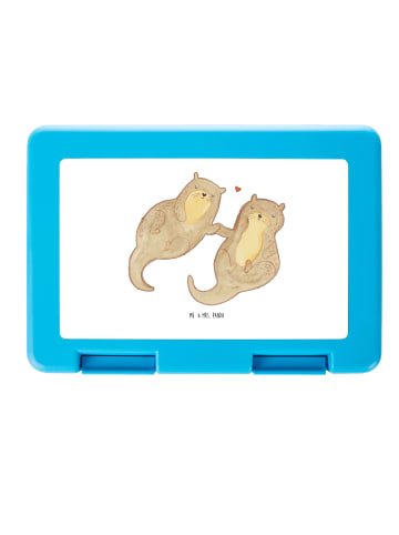 Mr. & Mrs. Panda Bentobox Otter Hände halten ohne Spruch in Weiß