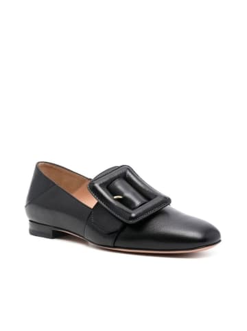 Bally Schwarz Kalbsleder Slip-On Loafer