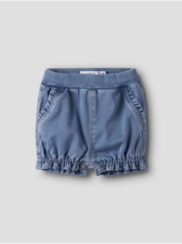 name it Shorts in Light Blue Denim