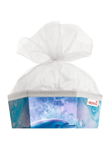 ROTH Schultüte groß Delfine 85 cm in Hellblau