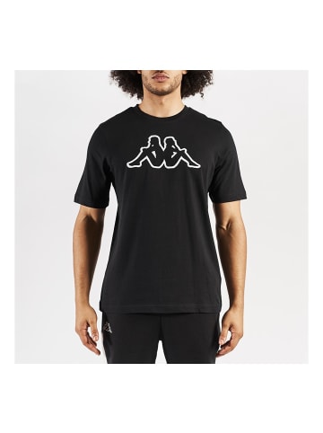 Kappa Tshirt in Schwarz/Weiß