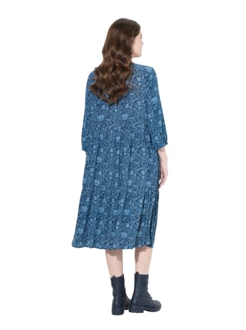 Ulla Popken Midikleid in tintenblau