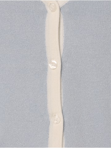 Franco Callegari Strickjacke in hellblau weiß - 0005