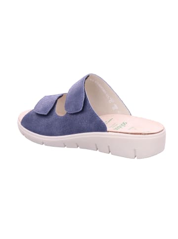 Solidus Pantolette in blau