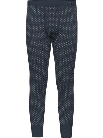 Ammann Feinripp Bio Unterhose, lang in marine